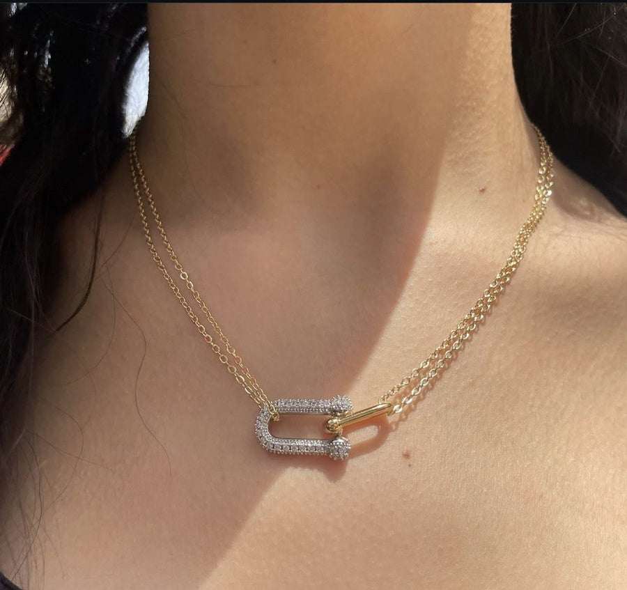 Mystique double necklace
