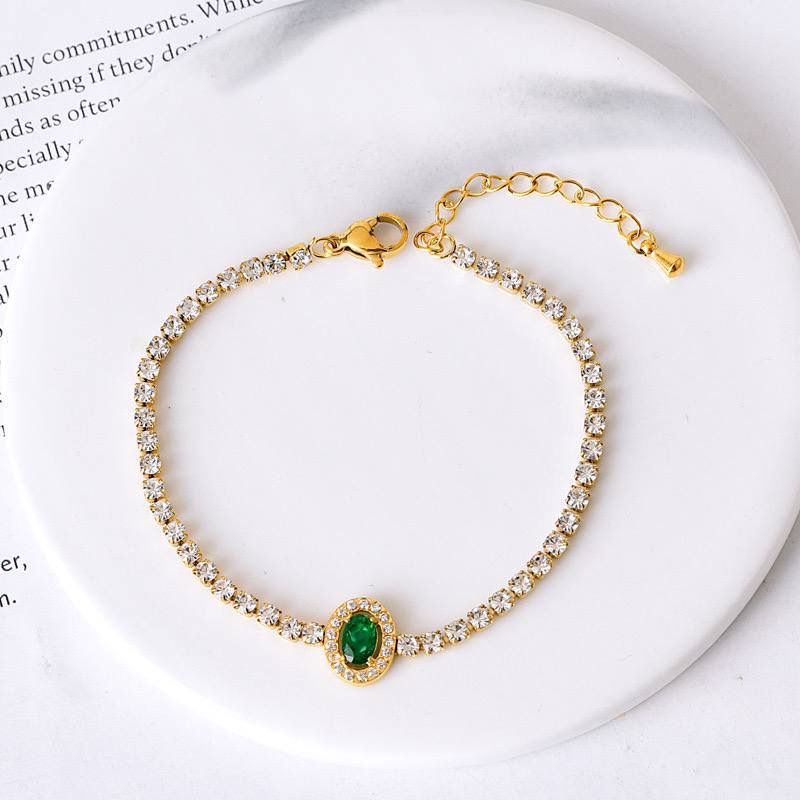 Emerald Grace Tennis Bracelet