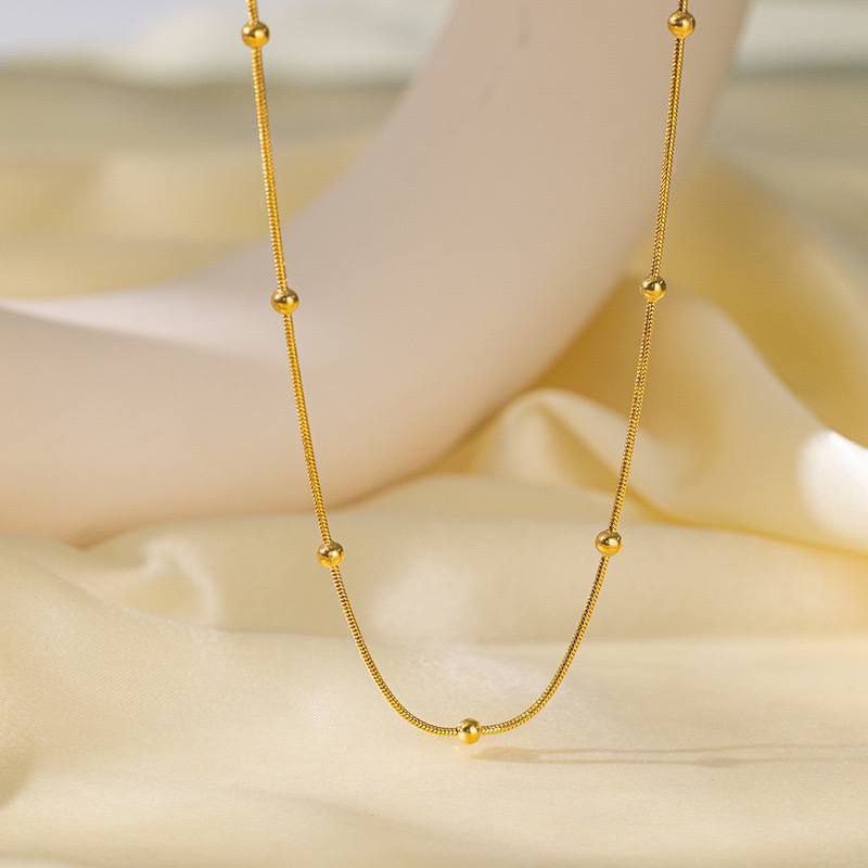 Gold Chickpea Necklace