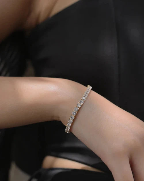 Tennis Bracelet Gold Plated