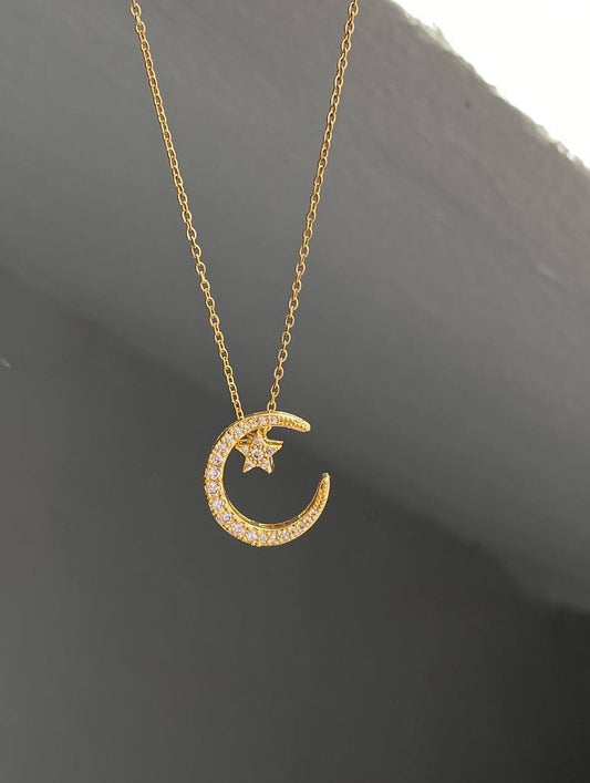 Star & Moon necklace