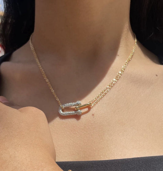 Mystique double necklace