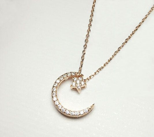 Star & Moon necklace