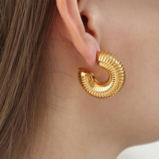 Tiny Gold Earrings